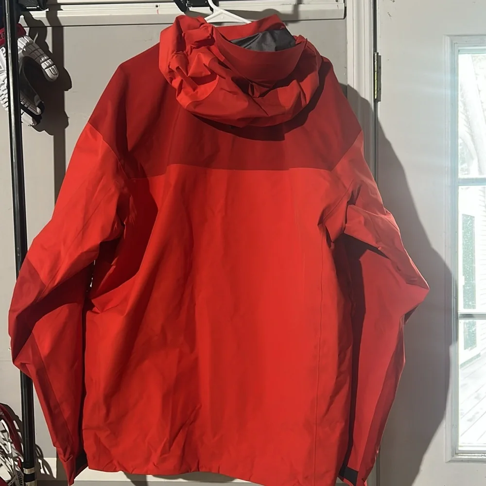 Arc'teryx Men's Beta AR Jacket Goretex Pro RED Full Zip Hooded Shell XXL - Picture 2 of 8